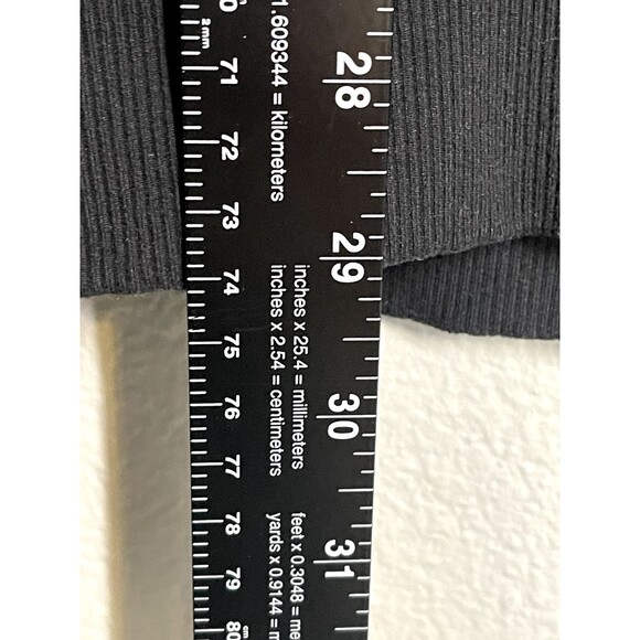 Mens Lululemon Full Zip Black Jacket White Plaid Long Sleeve Size L Athletic Gym - Picture 13 of 14